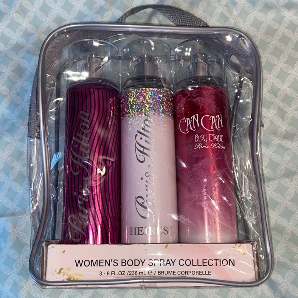 Paris Hilton body splash collection🎀💋🎀CAN CAN,HEIRESS, and PARIS HILTON👸🏼💋